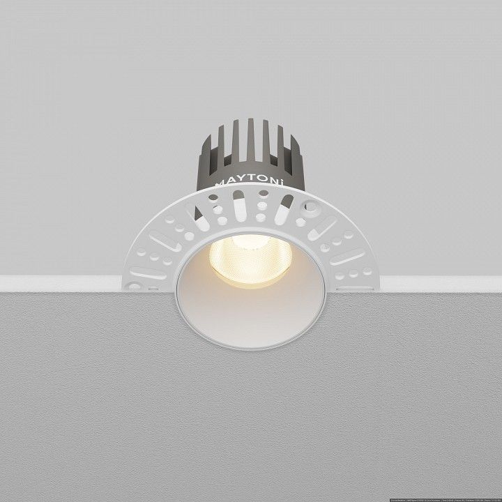 Встраиваемый светильник Maytoni  DL119-10W-3K-TRS-W