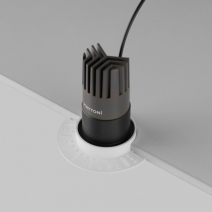 Встраиваемый светильник Maytoni  DL120-10W-3K-TRS-B