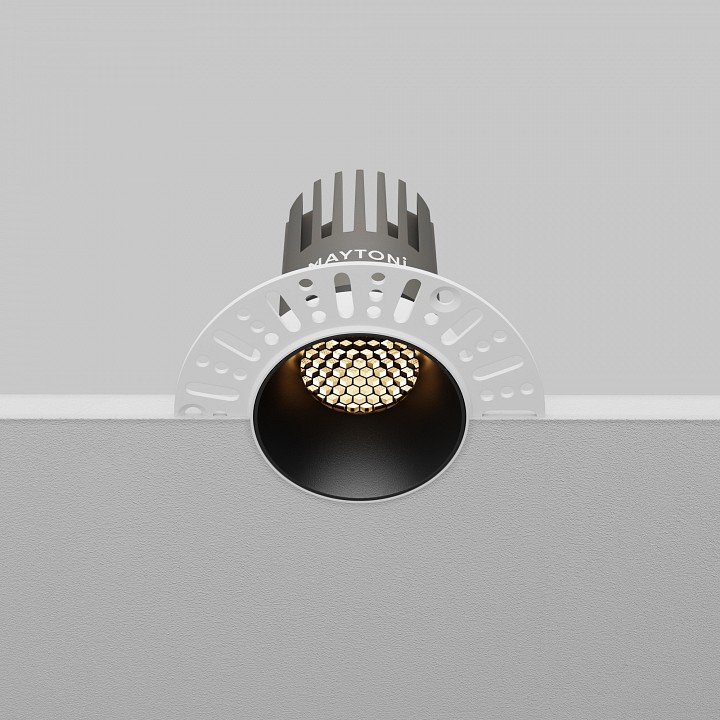 Встраиваемый светильник Maytoni  DL124-10W-3K-TRS-B