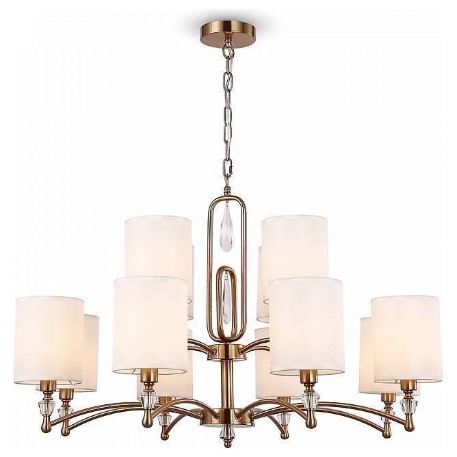 Подвесная люстра Freya Riverside 12 ламп FR1007PL-12BS