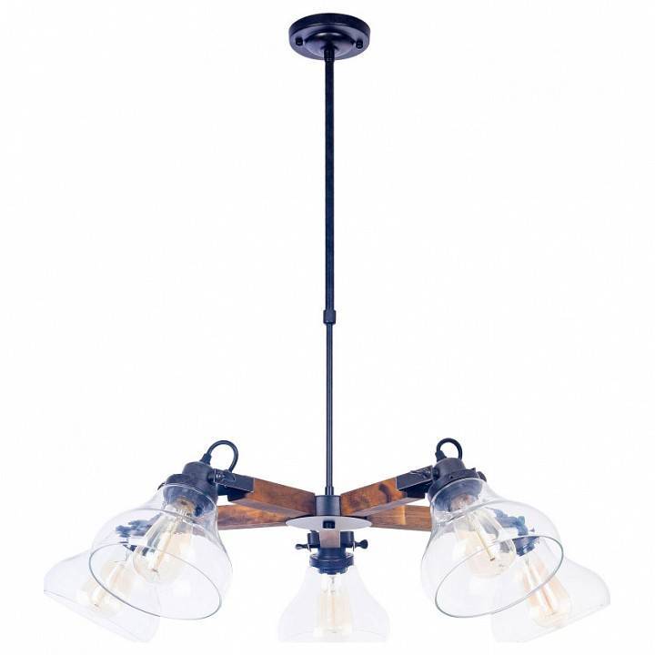 Люстра на штанге Freya Lorenza 5 ламп FR4171-PL-05-B