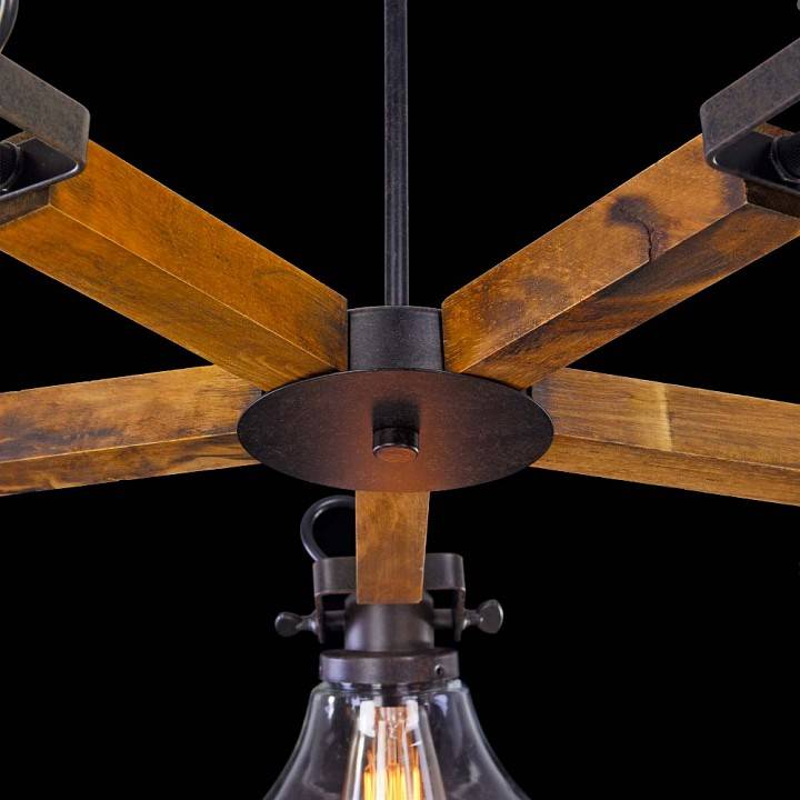 Люстра на штанге Freya Lorenza 5 ламп FR4171-PL-05-B