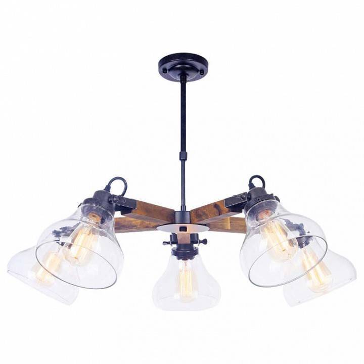 Люстра на штанге Freya Lorenza 5 ламп FR4171-PL-05-B