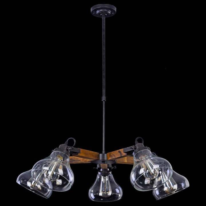 Люстра на штанге Freya Lorenza 5 ламп FR4171-PL-05-B