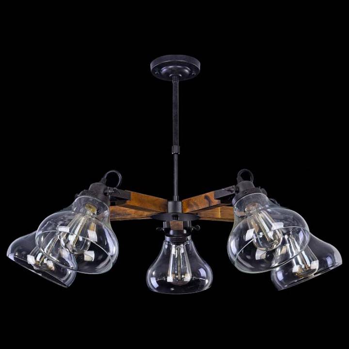 Люстра на штанге Freya Lorenza 5 ламп FR4171-PL-05-B