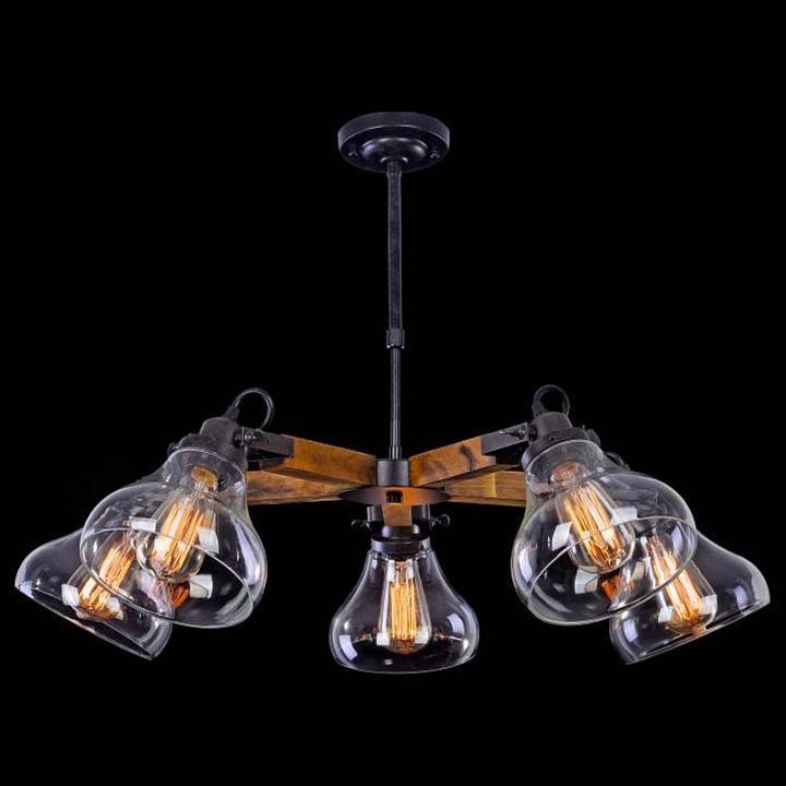 Люстра на штанге Freya Lorenza 5 ламп FR4171-PL-05-B