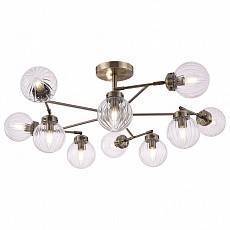 Люстра на штанге Freya Daisy 10 ламп FR5041PL-10BS