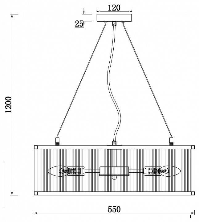 Подвесной светильник Freya Savoy 8 ламп FR5053PL-08N