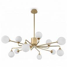 Люстра на штанге Freya Alexis 12 ламп FR5120PL-12G