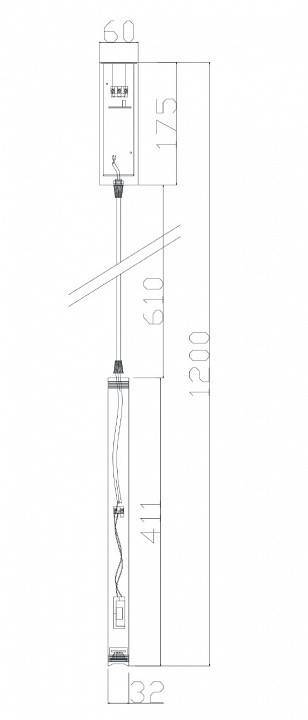 Подвесной светильник Freya Telescope FR5168PL-L3W