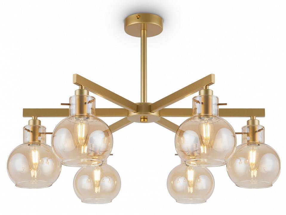 Люстра на штанге Freya Circle 6 ламп FR5183PL-06G