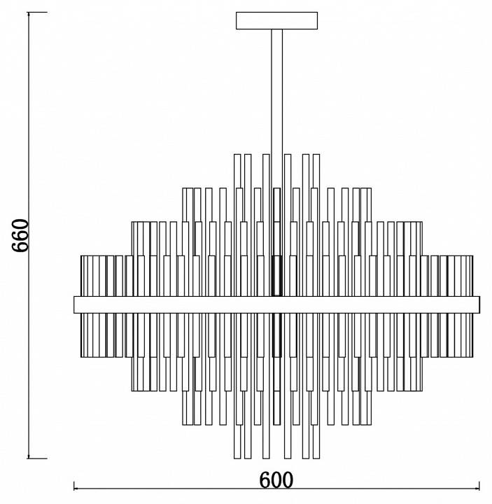 Люстра на штанге Freya Agora FR5216PL-09BS