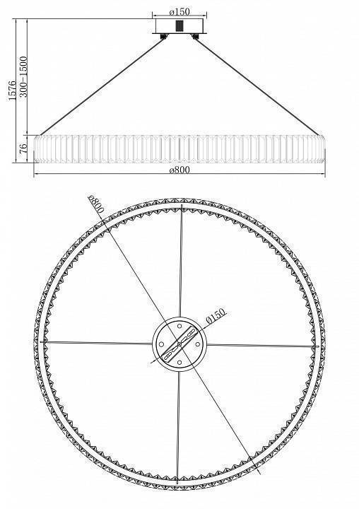 Подвесной светильник Freya Tier FR5257PL-L32CH