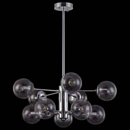 Люстра на штанге Freya Richard 10 ламп FR5596PL-10CH