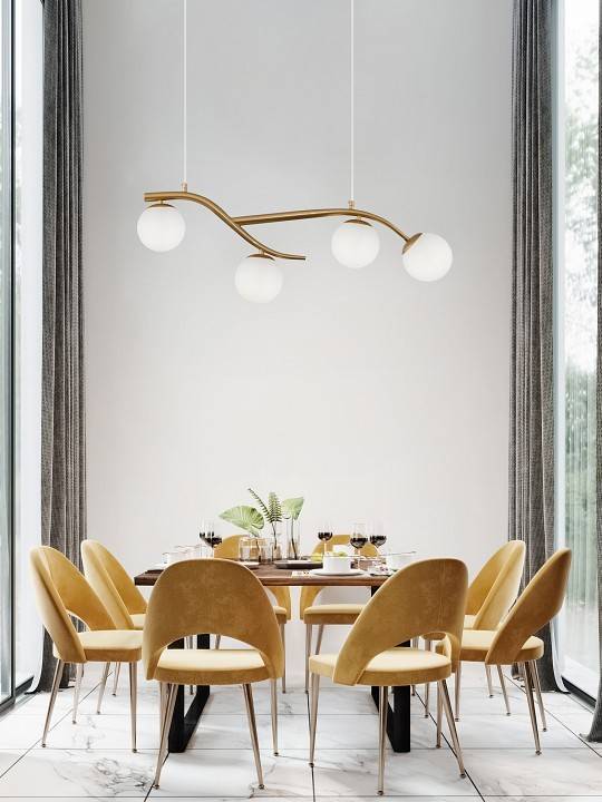 Подвесной светильник Freya Rosella 4 лампы FR8015PL-04BS