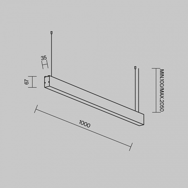 Подвесной светильник Maytoni Technical  LL312044