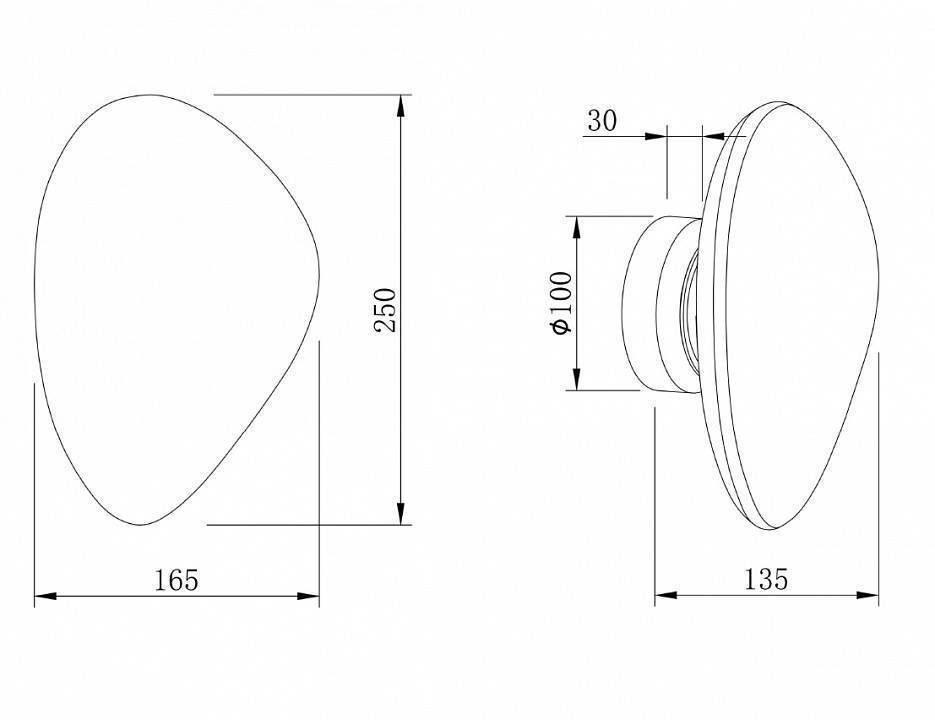 Настенный светильник Maytoni Roca 5 Вт 3000K хром MOD004WL-L5CE3K1