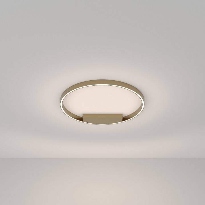 Накладной светильник Maytoni Halo LED 35 Вт латунь MOD058CL-L35BSK