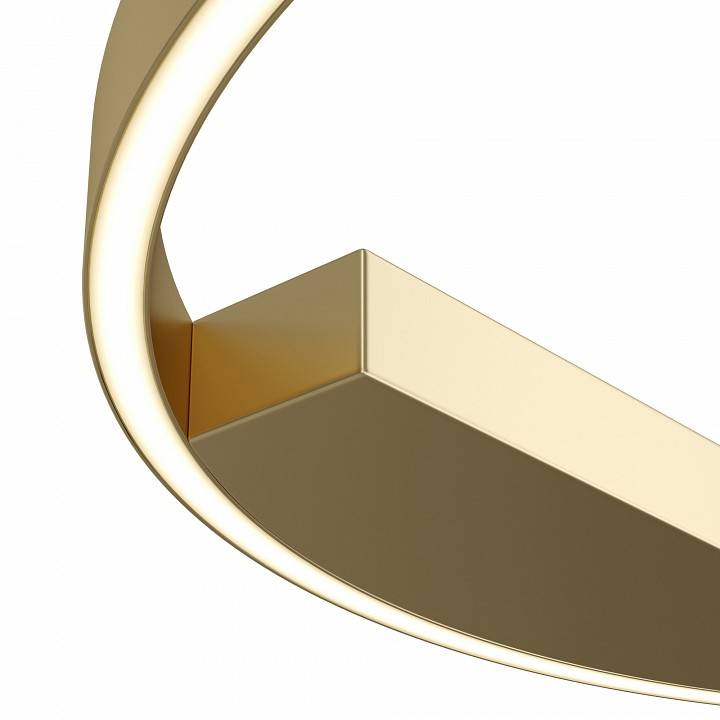 Накладной светильник Maytoni Halo LED 35 Вт латунь MOD058CL-L35BSK