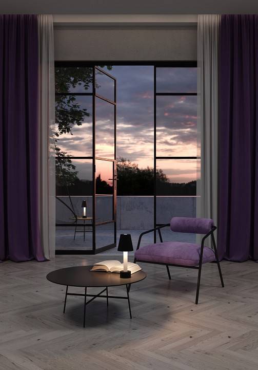 Настольная лампа декоративная Maytoni Tet-a-tet MOD104TL-3AB3K