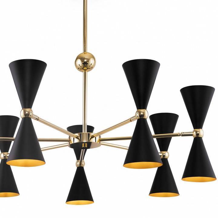 Люстра на штанге Maytoni Vesper 14 ламп MOD108PL-14GB