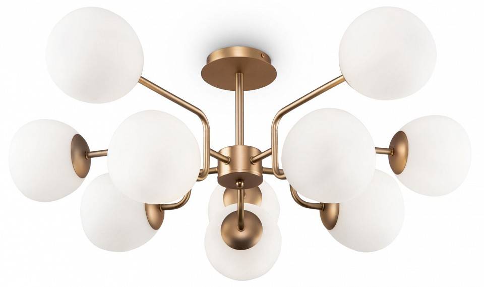 Люстра на штанге Maytoni Erich MOD221PL-10G