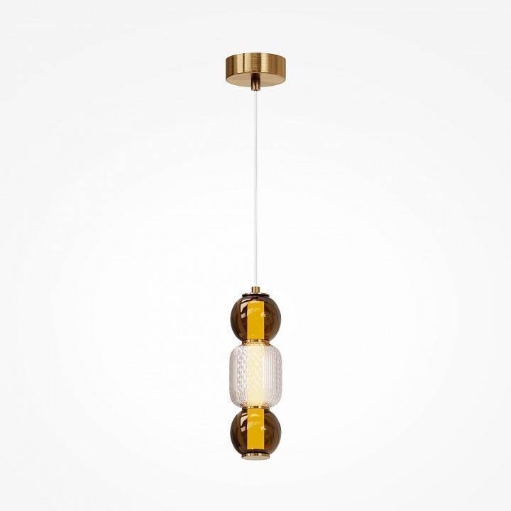 Подвесной светодиодный светильник Maytoni Drop MOD273PL-L16G3K