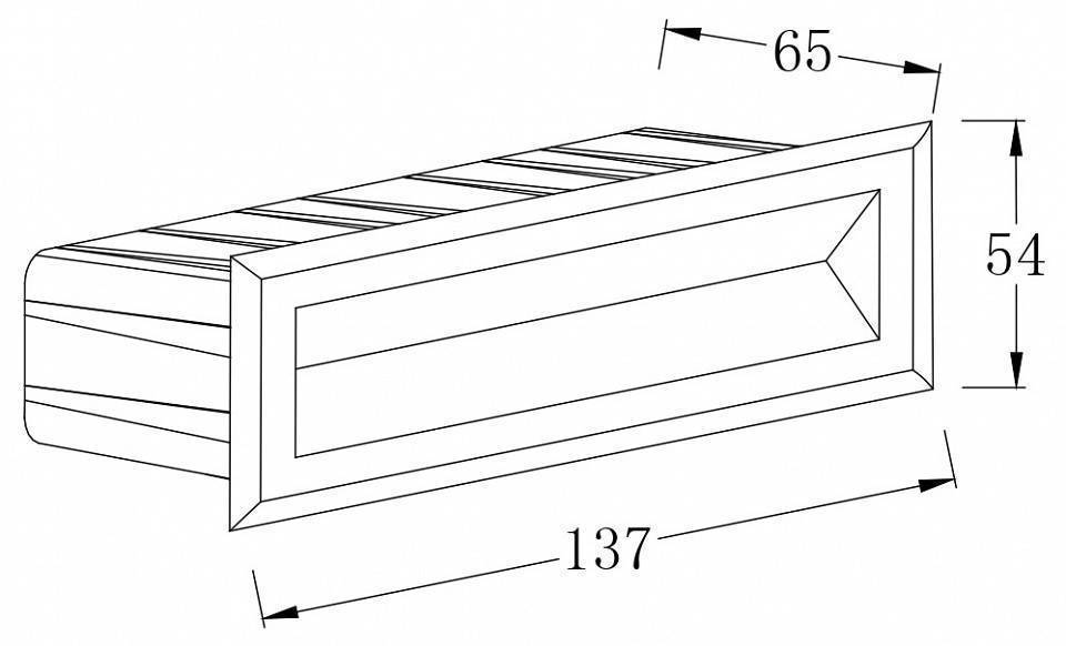 Встраиваемый светильник Maytoni Bosca 5 Вт 3000 К белый O045SL-L5W3K