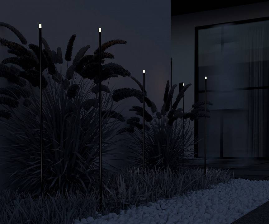 Уличный светильник Maytoni Spear LED O441FL-L1GF3K1