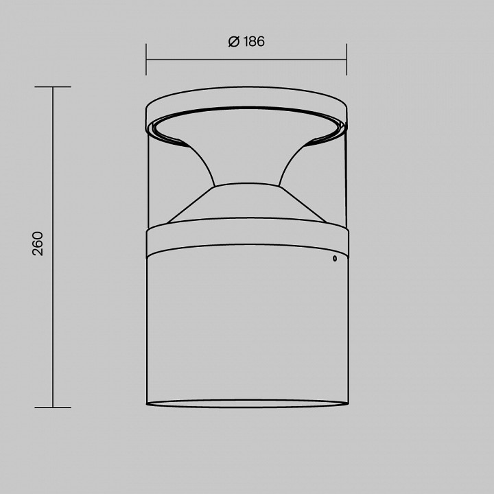 Светильник уличный наземный Maytoni Pyro O496FL-L21B3K