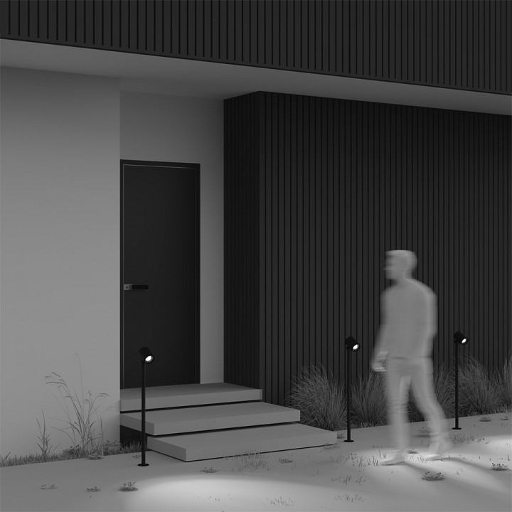 Светильник уличный наземный Maytoni Spira O497FL-L12B3K