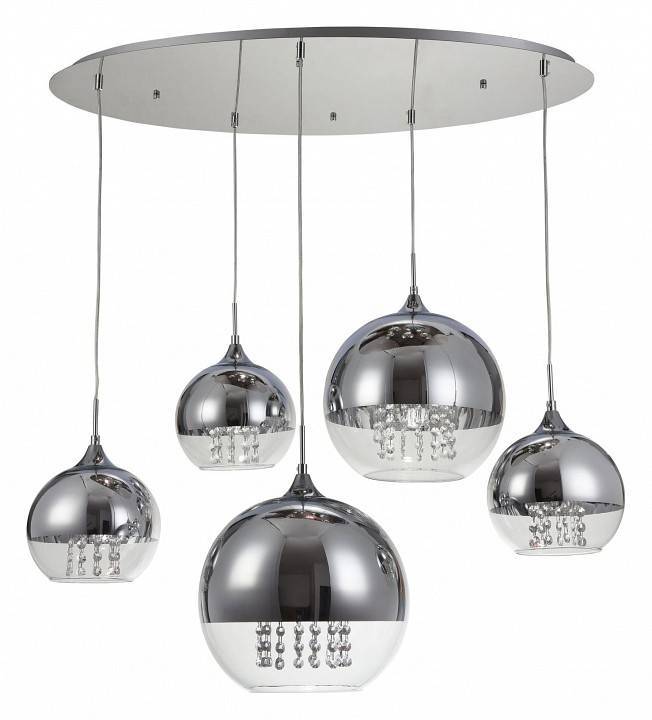 Подвесной светильник Maytoni Fermi 5 ламп никель P140-PL-170-5-N