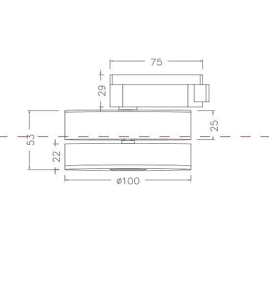 Накладной светильник Maytoni Magic TR006-1-12W3K-B