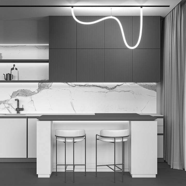 Подвесной светильник Maytoni Tau LED 50 Вт 3000K TR101-2-50W3K-B