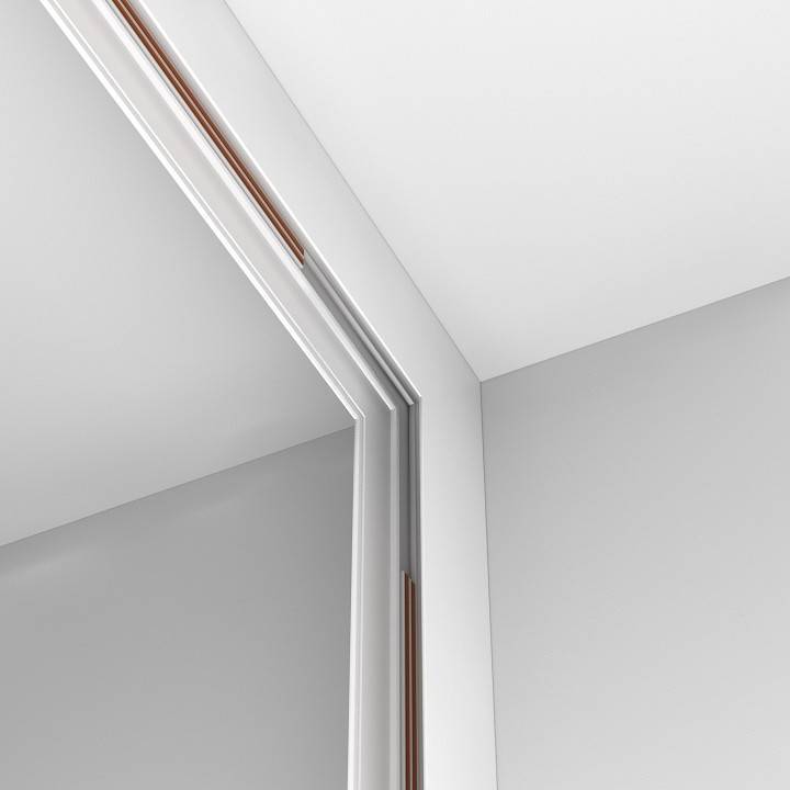 Соединитель угловой внутренний для накладных треков Maytoni Exility TRA034ICL-41W