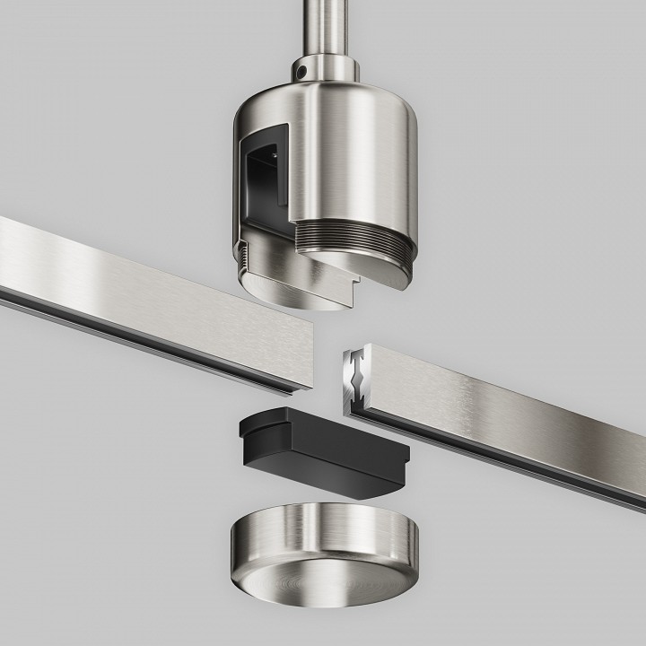 Основание на штанге Maytoni Accessories for tracks Flarity TRA158C-IPCL1-PT