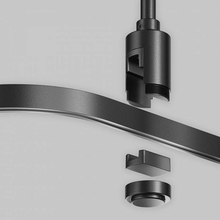 Соединитель угловой L-образный для треков накладных Maytoni Accessories for tracks Flarity TRX154-RC80-B