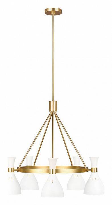 Люстра на штанге Feiss Joan 5 ламп FE-JOAN5-MW