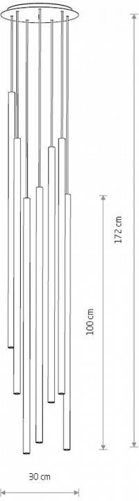 Подвесной светильник Nowodvorski Laser 1000 1xG9 7668