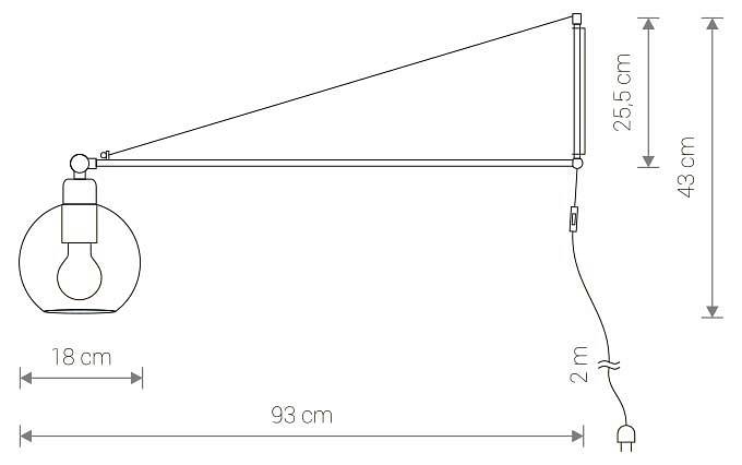 Бра Nowodvorski Cane 9374