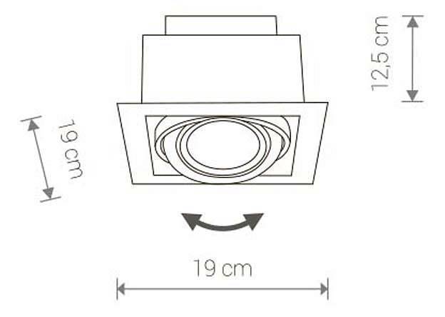 Встраиваемый светильник Nowodvorski Downlight 9575