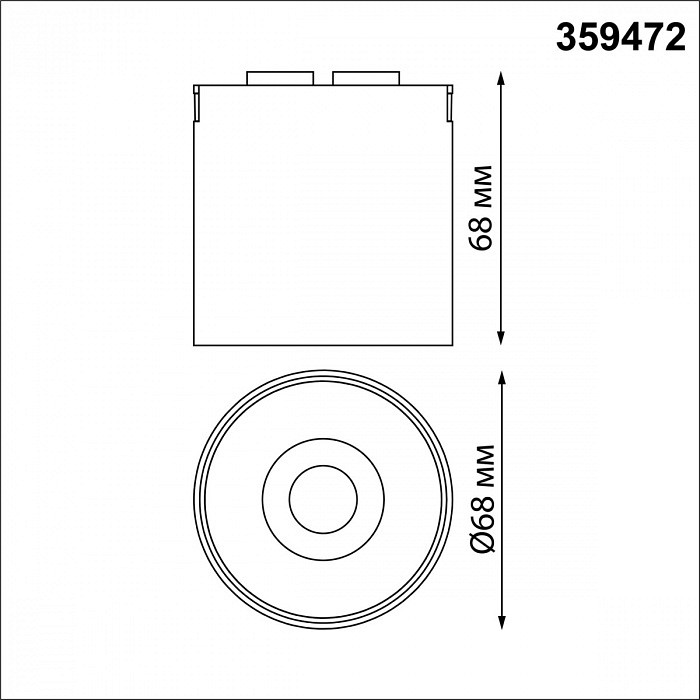 Накладной светильник Novotech EASY 359472