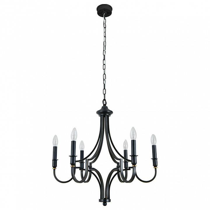 Подвесная люстра Newport DANIELA 3456/С black+gold