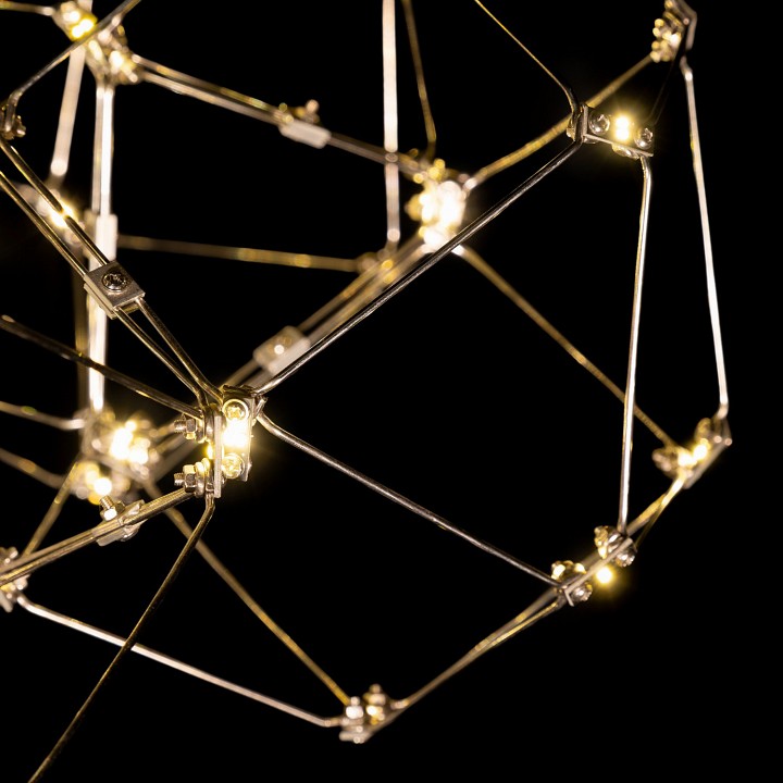 Подвесная люстра O-LUCE Bjork круглая без вставок 11810-3