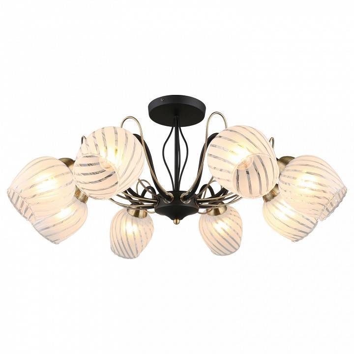 Люстра на штанге Omnilux Garda 8 ламп OML-65507-08