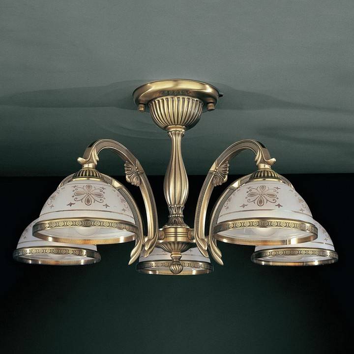 Люстра на штанге Reccagni Angelo 6022 5 ламп PL 6022/5