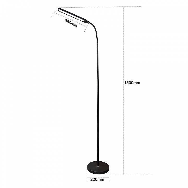 Торшер 00099-0.7-01 BK