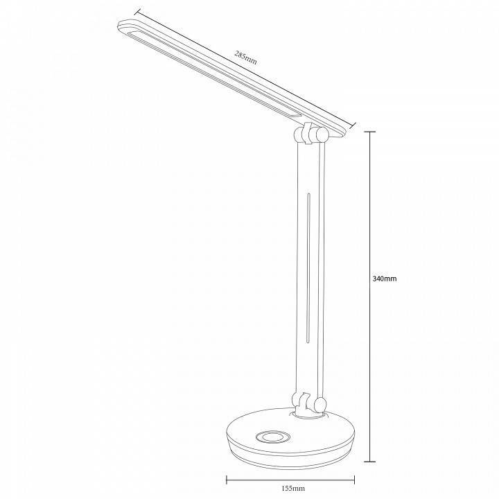Настольная лампа Reluce 00623-0.7-01 BK