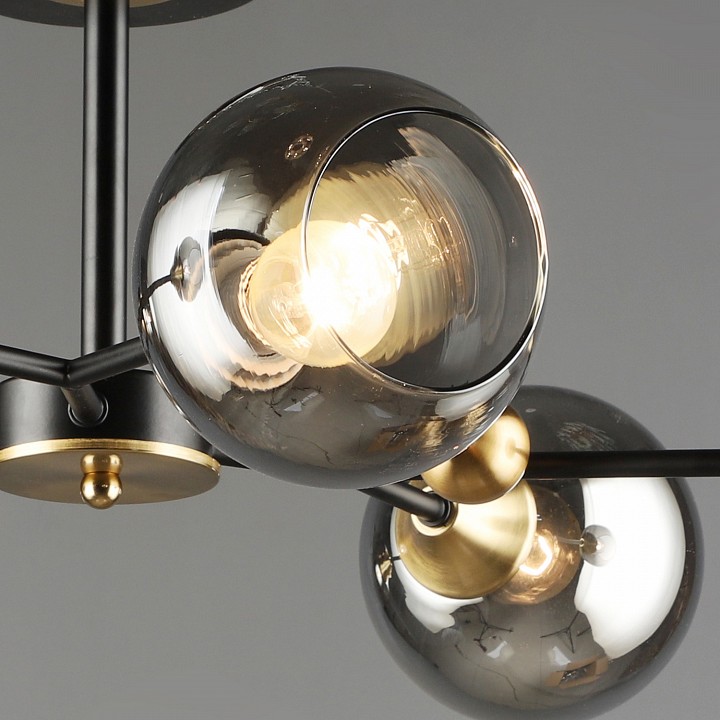 Люстра на штанге De Markt Бремен 6xE27 01070-0.3-06 BK+COP