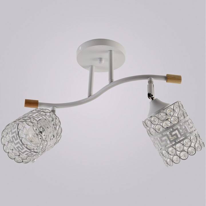 Светильник на штанге Reluce 01588-1 WH+CR+WOOD 01588-0.3-02